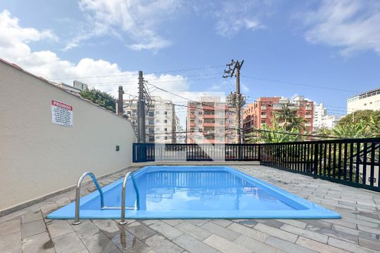 Área comum - Piscina de apartamento para alugar com 2 quartos, 125m² em Jardim Las Palmas, Guarujá