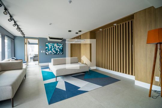 Área comum - Lounge de apartamento para alugar com 1 quarto, 40m² em Vila Pompéia, São Paulo