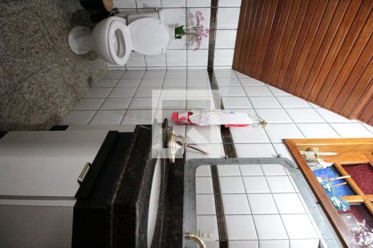 Lavabo da Sala de Estar de casa à venda com 4 quartos, 493m² em Castelo, Belo Horizonte
