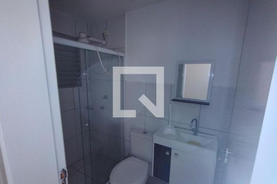Banheiro Social de apartamento para alugar com 2 quartos, 45m² em Distrito de Bonfim Paulista, Ribeirão Preto