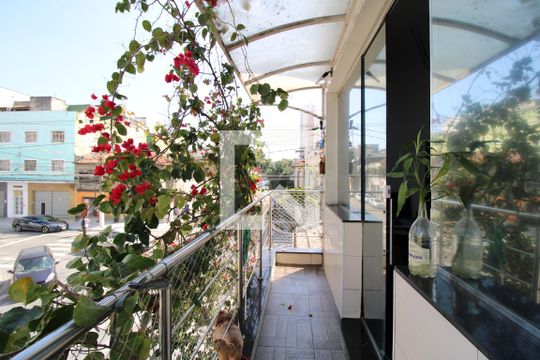 Varanda da sala  de casa à venda com 3 quartos, 217m² em Bom Retiro, São Paulo