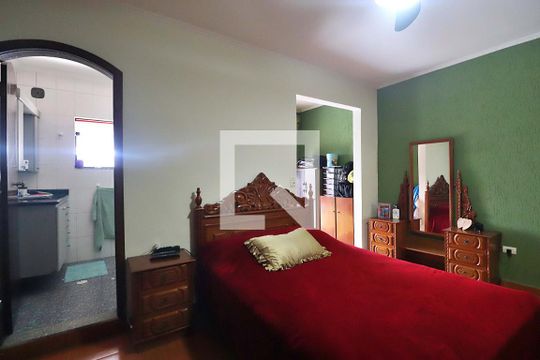 Quarto 1 - Suíte de casa à venda com 3 quartos, 199m² em Jardim Rina, Santo André