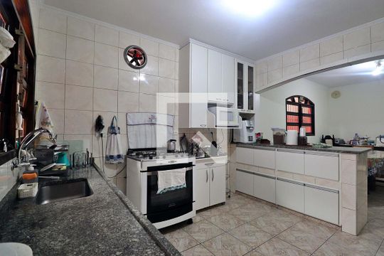 Cozinha de casa à venda com 3 quartos, 199m² em Jardim Rina, Santo André
