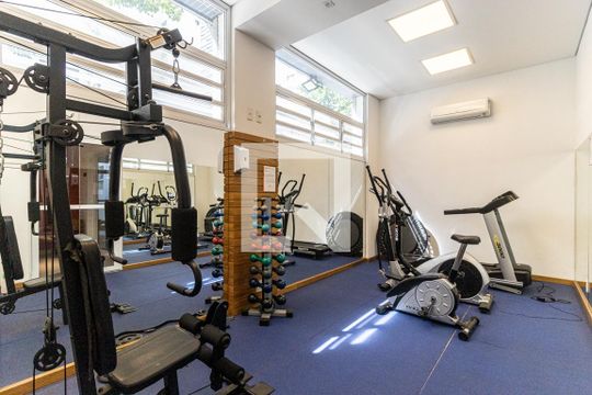 Área Comum - Academia de kitnet/studio para alugar com 1 quarto, 26m² em República, São Paulo