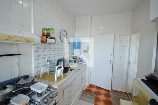 Cozinha e Área de Serviço de apartamento à venda com 3 quartos, 78m² em Tijuca, Rio de Janeiro