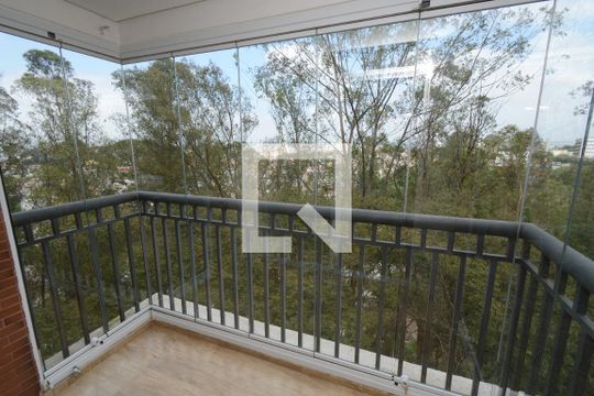 Varanda da Sala de apartamento à venda com 2 quartos, 63m² em Vila Castelo, São Paulo