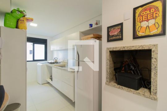 Cozinha e Área de Serviço de apartamento para alugar com 1 quarto, 60m² em Jardim Botânico, Porto Alegre