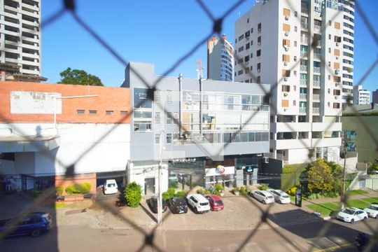 Varanda - Vista de apartamento à venda com 3 quartos, 128m² em Centro, Novo Hamburgo