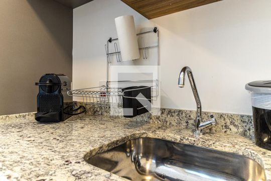 Cozinha - Torneira de kitnet/studio à venda com 1 quarto, 22m² em República, São Paulo