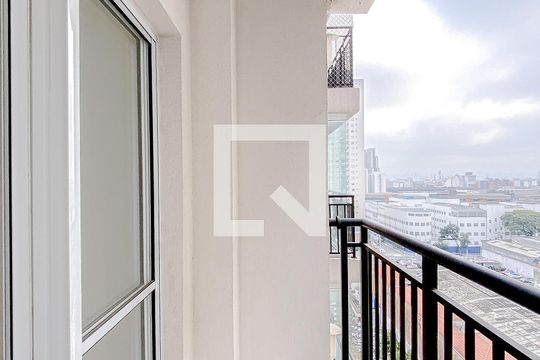 Varanda da Sala de apartamento à venda com 1 quarto, 37m² em Brás, São Paulo