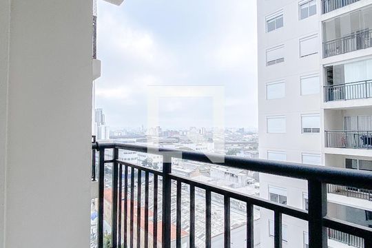 Varanda da Sala de apartamento à venda com 1 quarto, 37m² em Brás, São Paulo