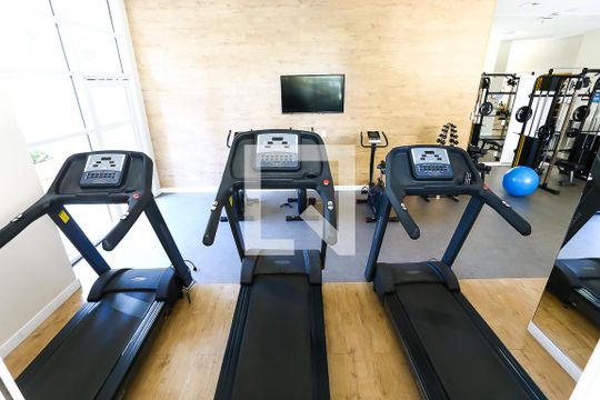 Área comum - Academia de kitnet/studio para alugar com 1 quarto, 35m² em Real Parque, São Paulo