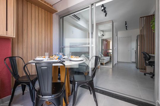 Studio - Varanda de kitnet/studio à venda com 1 quarto, 30m² em Pinheiros, São Paulo