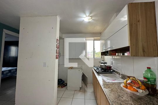 Cozinha de apartamento à venda com 2 quartos, 48m² em Duque de Caxias, São Leopoldo