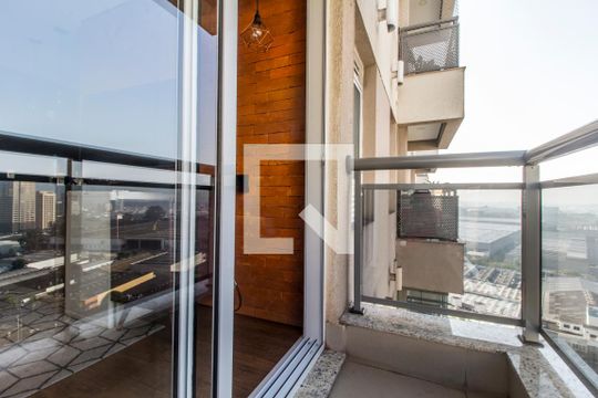 Varanda de apartamento à venda com 1 quarto, 52m² em Alphaville Industrial, Barueri