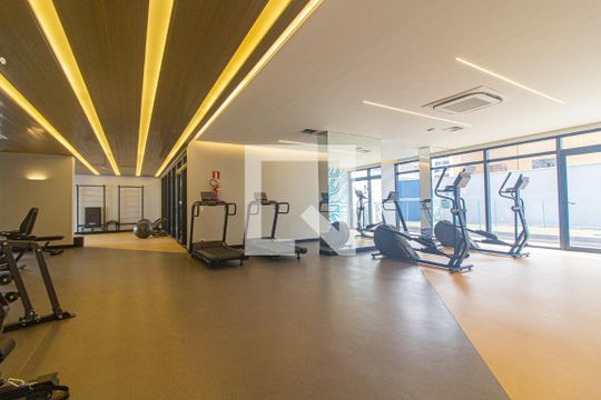 Área comum - Academia de kitnet/studio para alugar com 1 quarto, 17m² em Centro, Curitiba