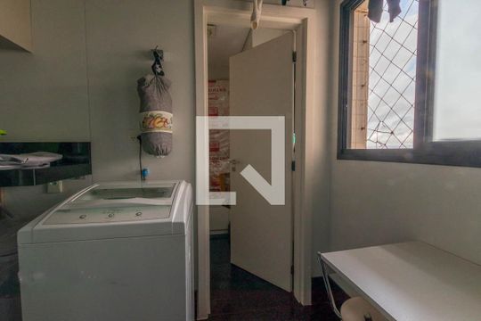 Área de Serviço de apartamento à venda com 4 quartos, 134m² em Vila da Serra, Nova Lima
