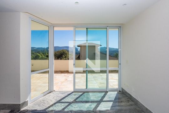 Varanda da Sala 1 de casa de condomínio à venda com 4 quartos, 700m² em Residencial Sul, Nova Lima