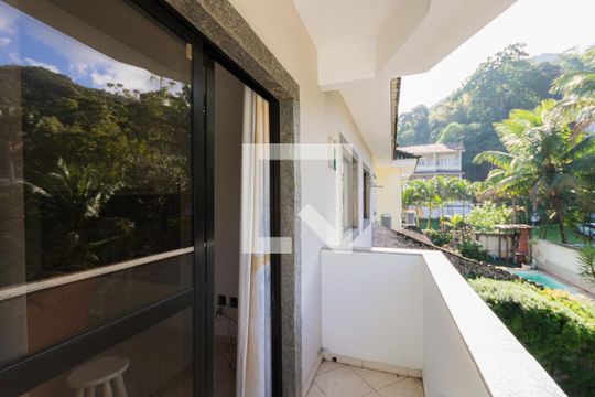 Varanda da Suíte de casa de condomínio à venda com 3 quartos, 175m² em Anil, Rio de Janeiro