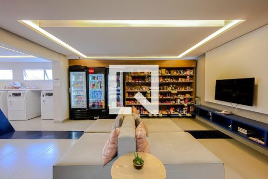 Área comum de apartamento à venda com 1 quarto, 46m² em Brás, São Paulo