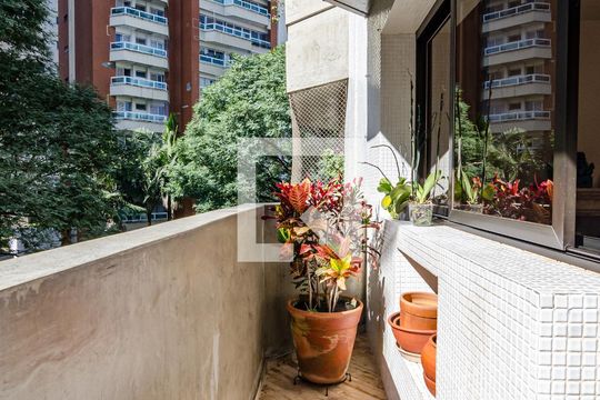 Varanda de apartamento à venda com 3 quartos, 170m² em Paraíso, São Paulo