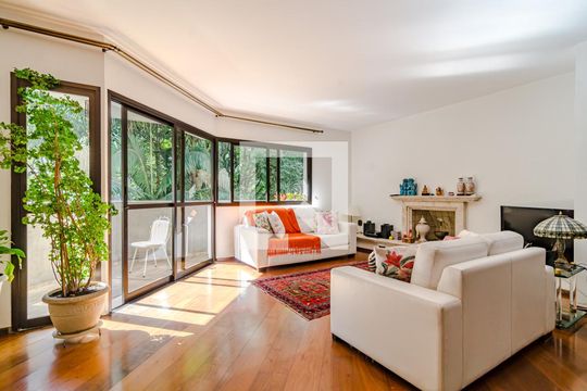 Sala de apartamento à venda com 3 quartos, 170m² em Paraíso, São Paulo