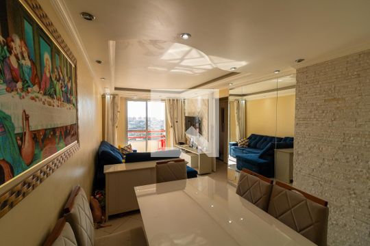 Sala de apartamento à venda com 2 quartos, 78m² em Vila Robertina, São Paulo