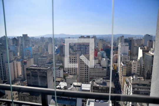 Vista de kitnet/studio à venda com 1 quarto, 23m² em República, São Paulo