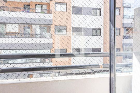 Varanda da Sala de apartamento à venda com 1 quarto, 28m² em Centro, São Paulo