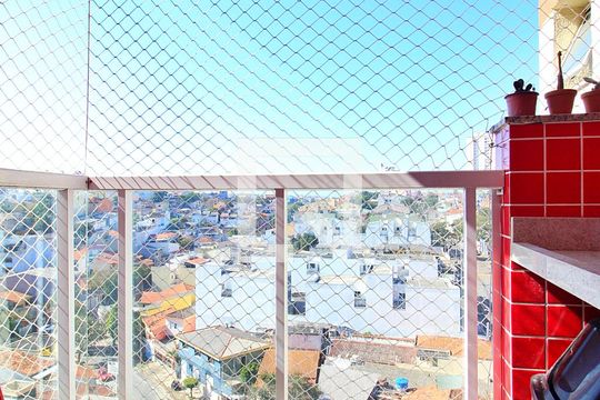 Varanda  de apartamento à venda com 3 quartos, 115m² em Vila Curuca, Santo André