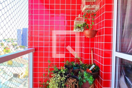 Varanda da Sala de apartamento à venda com 3 quartos, 115m² em Vila Curuca, Santo André