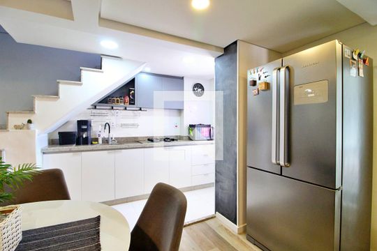 Cozinha de apartamento à venda com 3 quartos, 115m² em Vila Curuca, Santo André