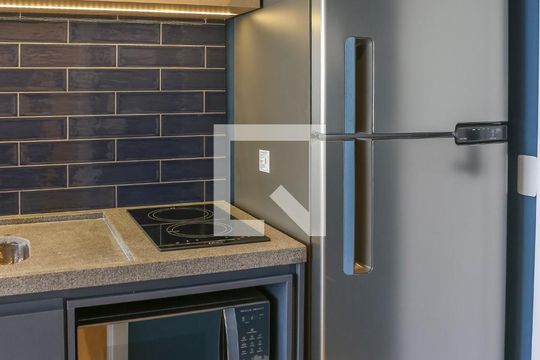Cozinha de kitnet/studio à venda com 1 quarto, 25m² em Perdizes, São Paulo