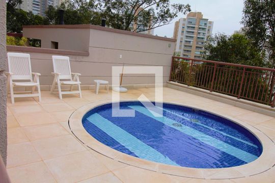 Área comum - Piscina de apartamento à venda com 2 quartos, 56m² em Vila Andrade, São Paulo