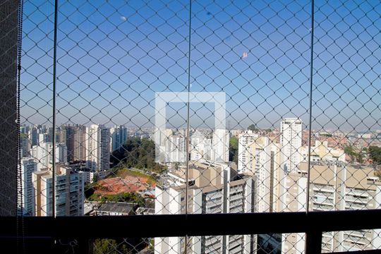 Vista da Varanda da Sala de apartamento à venda com 2 quartos, 56m² em Vila Andrade, São Paulo