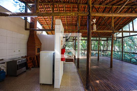 Área comum - salão de festas de casa de condomínio para alugar com 2 quartos, 60m² em Jardim Barbacena, Cotia