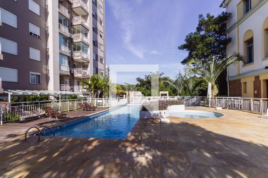 Área comum - Piscina de apartamento à venda com 3 quartos, 74m² em Teresópolis, Porto Alegre