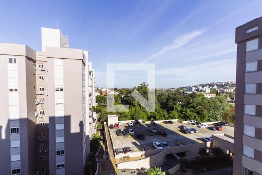 Vista da Sacada de apartamento à venda com 3 quartos, 74m² em Teresópolis, Porto Alegre