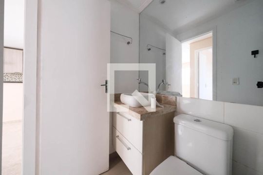 Banheiro de apartamento à venda com 2 quartos, 46m² em Jardim São Francisco (zona Leste), São Paulo