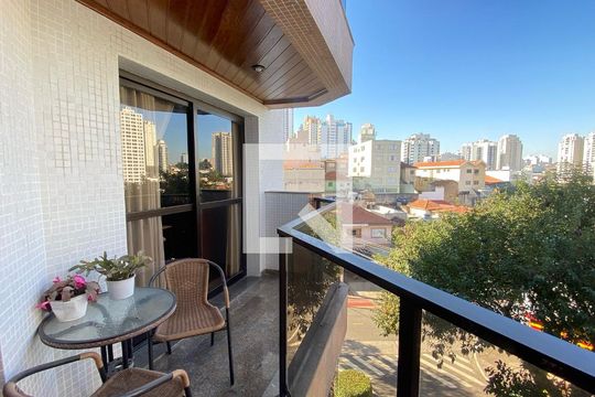 Varanda da Sala  de apartamento à venda com 3 quartos, 198m² em Vila Regente Feijó, São Paulo