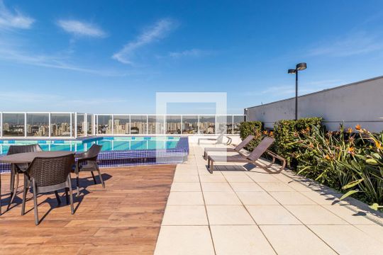 Área comum - Piscina de kitnet/studio para alugar com 1 quarto, 38m² em Centro, Guarulhos