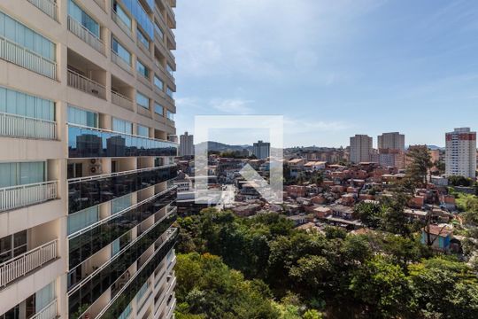 Varanda - Vista de kitnet/studio para alugar com 1 quarto, 38m² em Centro, Guarulhos