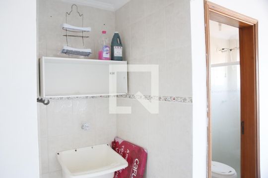 Área de Serviço de kitnet/studio para alugar com 1 quarto, 40m² em Caiçara, Praia Grande