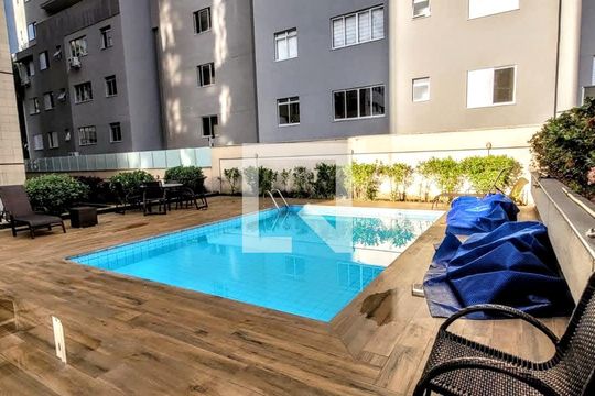Área comum - Piscina de apartamento à venda com 1 quarto, 60m² em Santo Agostinho, Belo Horizonte