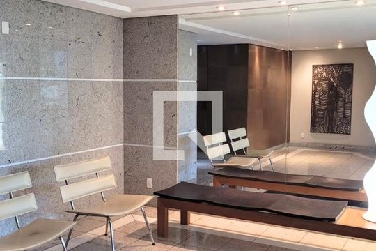 Hall de entrada de apartamento à venda com 1 quarto, 60m² em Santo Agostinho, Belo Horizonte