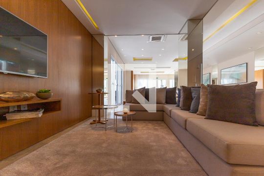 Área comum - Salão de festas de apartamento para alugar com 3 quartos, 77m² em Ponte Preta, Campinas