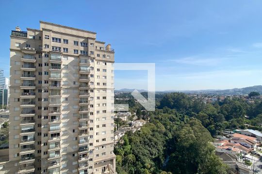 Vista da Sacada de apartamento para alugar com 1 quarto, 50m² em Sítio Tamboré Alphaville, Barueri