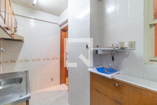 Cozinha e Área de Serviço de apartamento à venda com 3 quartos, 100m² em Centro Histórico, Porto Alegre