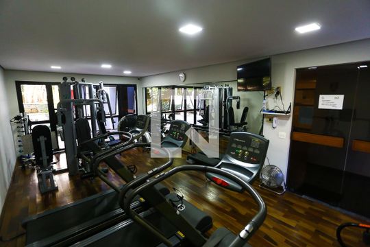 Área comum - Academia de apartamento à venda com 1 quarto, 58m² em Vila Andrade, São Paulo