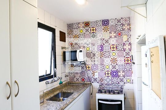 cozinha de apartamento à venda com 1 quarto, 58m² em Vila Andrade, São Paulo